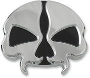 Drag Specialties Split Skull Fuel Cap For Harley Davidson FLHR 1340 1996-1998 - Chrome