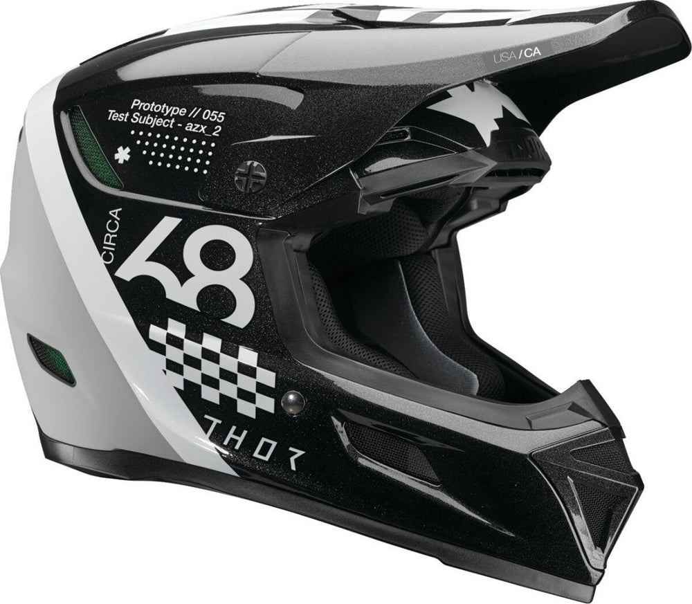 Thor Reflex Sport Riot MIPS Helmet - Black White