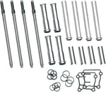 S&S Cycle Adjustable Pushrod Cover Kit with Chrome Covers For Harley Davidson FLD 1690 2012-2013