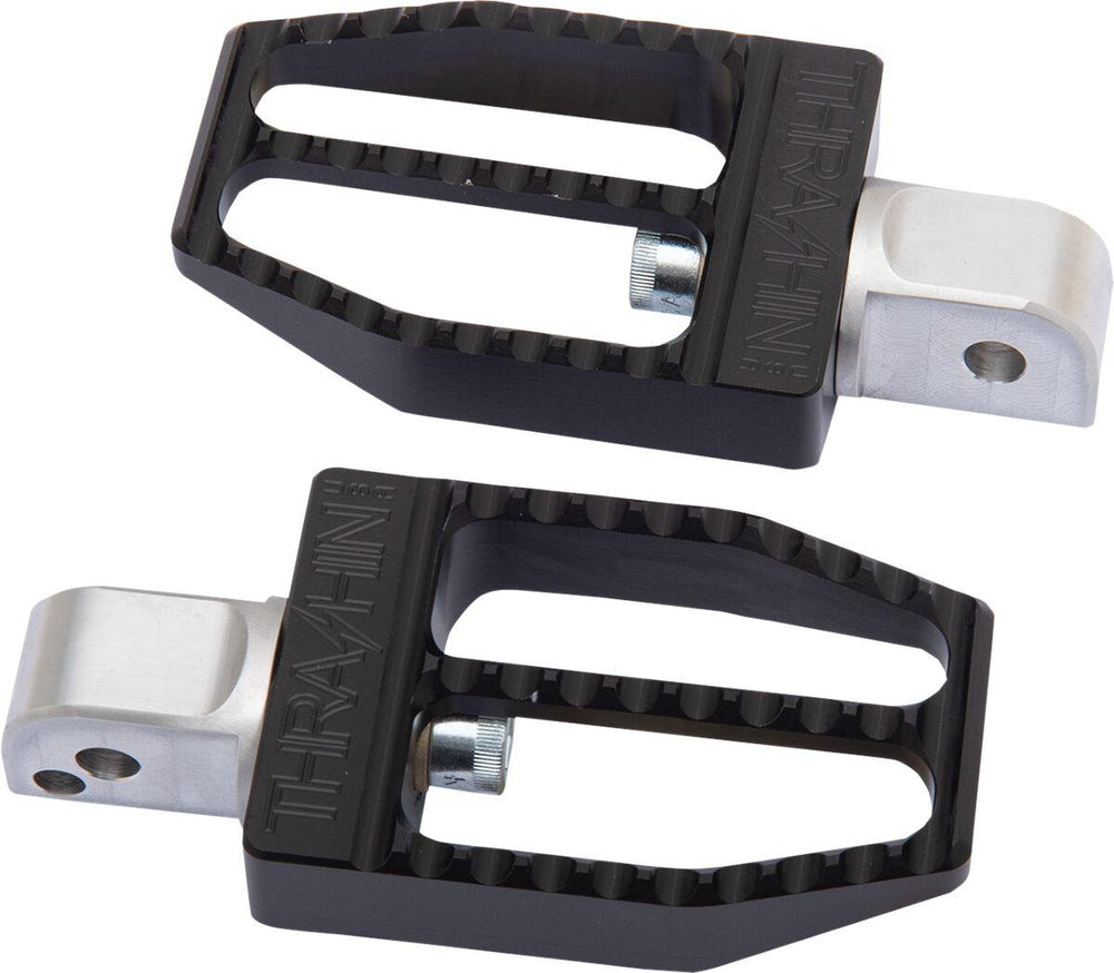 Thrashin Supply Co Militant Footpegs For Harley Davidson FLDE 1750 2018-2020 Rear - Black