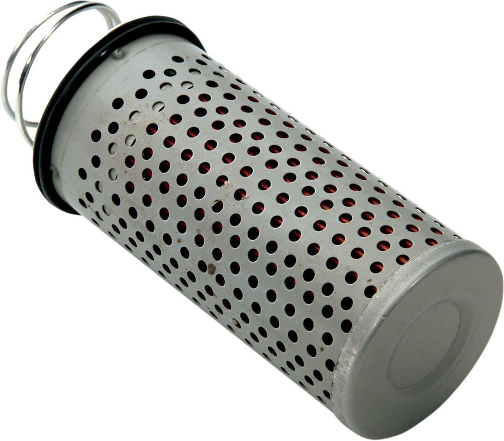Drag Specialties Drop-In Oil Filter For Harley Davidson XL 900 1957-1959 - Black Silver