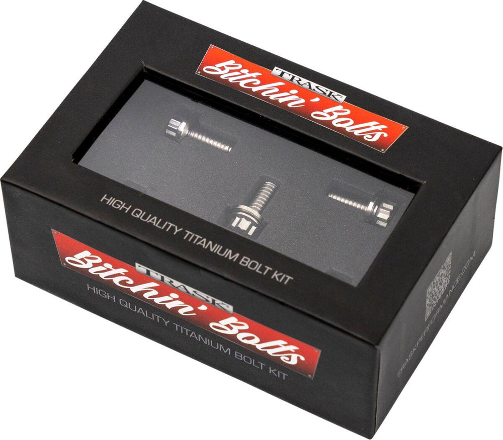 Trask Bitchin Derby Cover Bolts For Harley Davidson FLDE 1750 ABS 2018-2020 - Silver