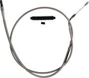 Barnett Stainless Steel Clutch Cable For Harley Davidson FLHT 1750 +15.2 cm (6") - Silver