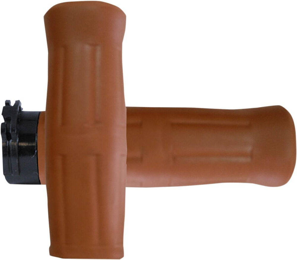 Avon Grips Old School Rubber Grips For Harley Davidson FLD 1690 2012-2013 - Flat Tan