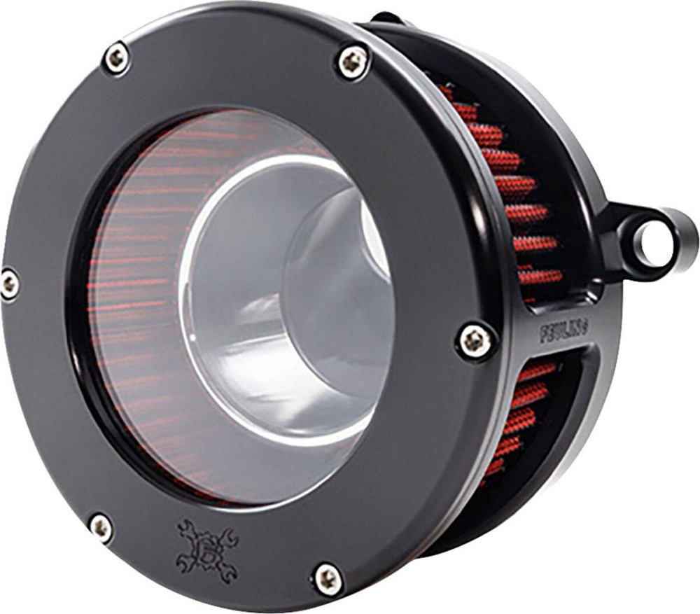 Feuling Parts BA Air Cleaner Kit For Harley Davidson FLHX 1923 2024 - Black/Clear/Red