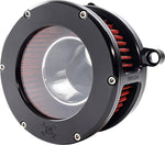 Feuling Parts BA Air Cleaner Kit For Harley Davidson FLHX 1923 2024 - Black/Clear/Red