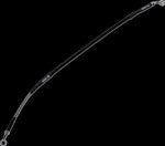 Moose Racing Stainless Steel Braided Brake Hose For Kawasaki KDX250 1995-2005 Rear