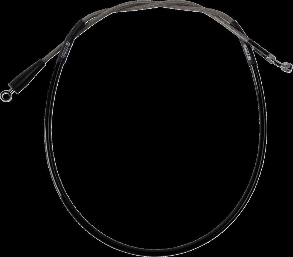 Moose Racing Stainless Steel Braided Brake Hose For Kawasaki KX125 1996 Front