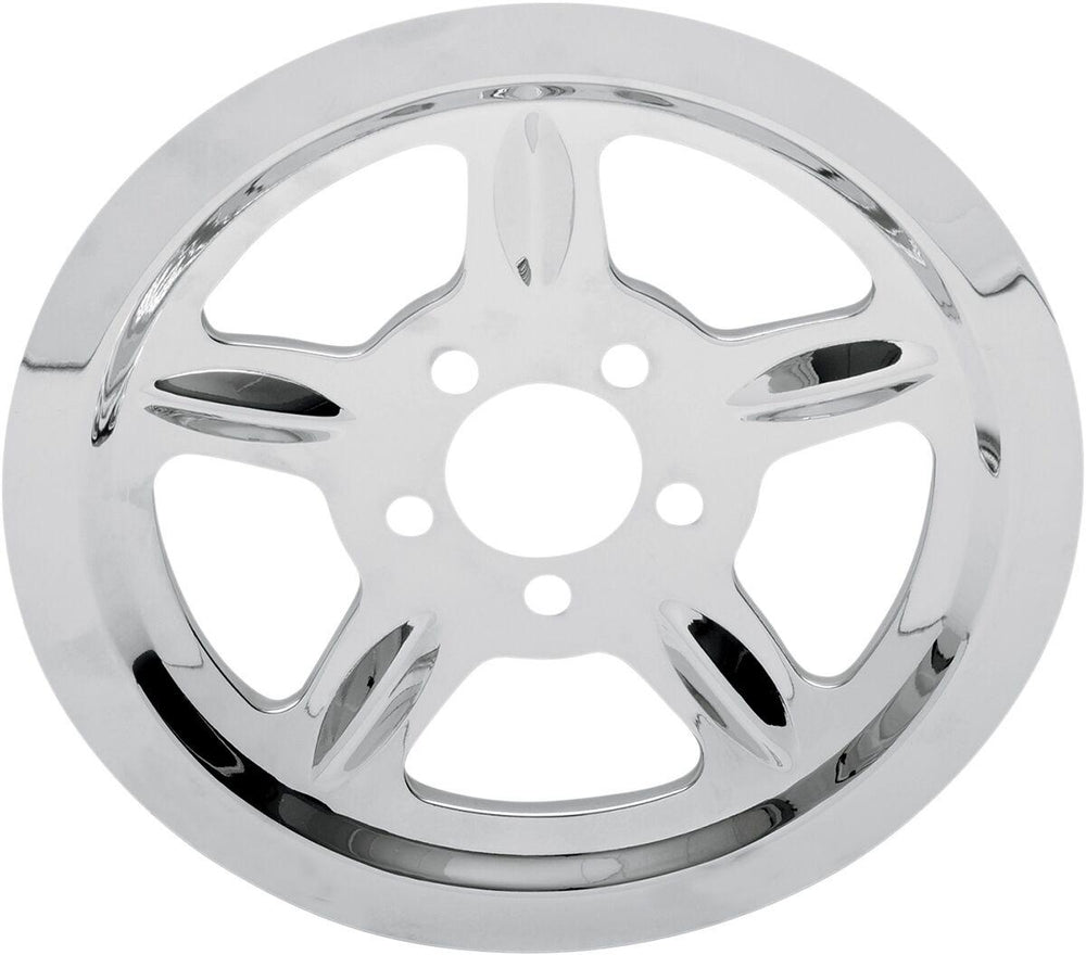Drag Specialties Outer Rear Pulley Insert For Harley Davidson XL 1200 C 2004-2015 Rear - Chrome