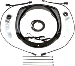 Ciro Fang Headlight Bezel For Harley Davidson FLH 1868 ABS 2021 Black Clear