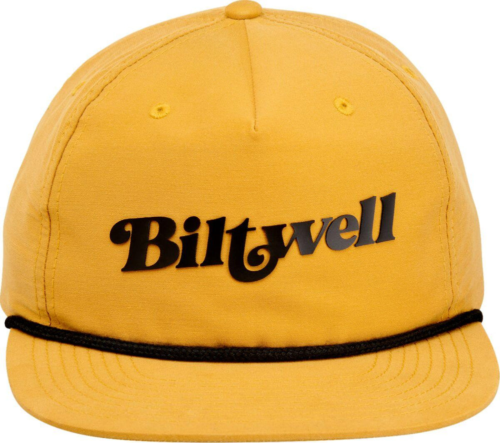 Biltwell Mens Adult Duffer Hat One Size - Black Golden Yellow