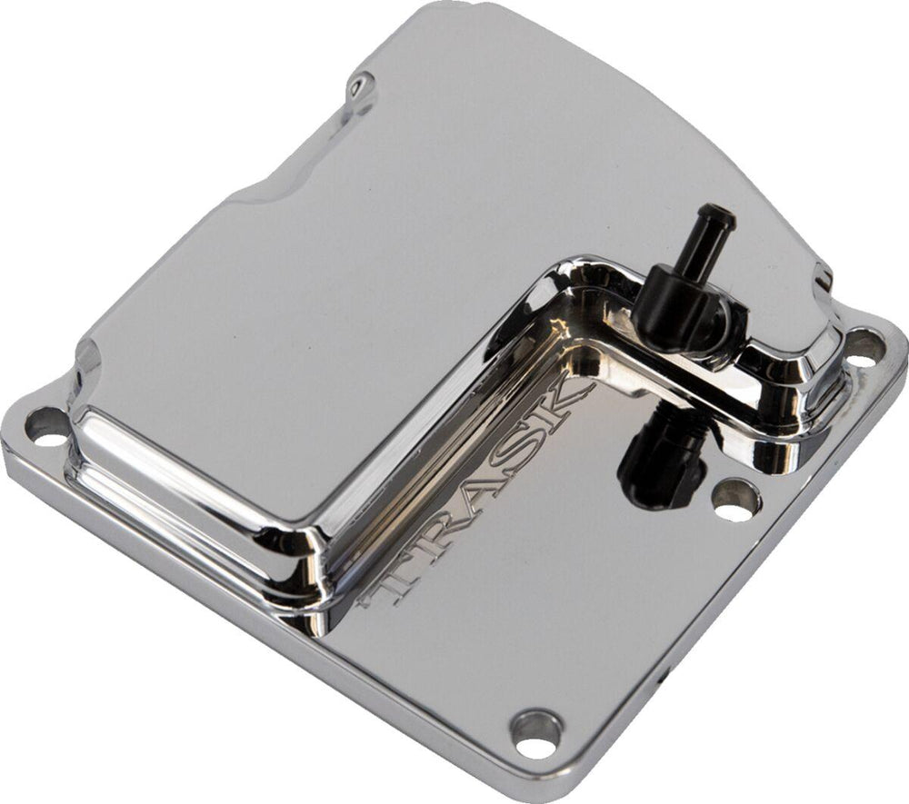 Trask Check M8 Vented Transmission Top Cover For Harley Davidson FLDE 1750 2018-2020 - Chrome