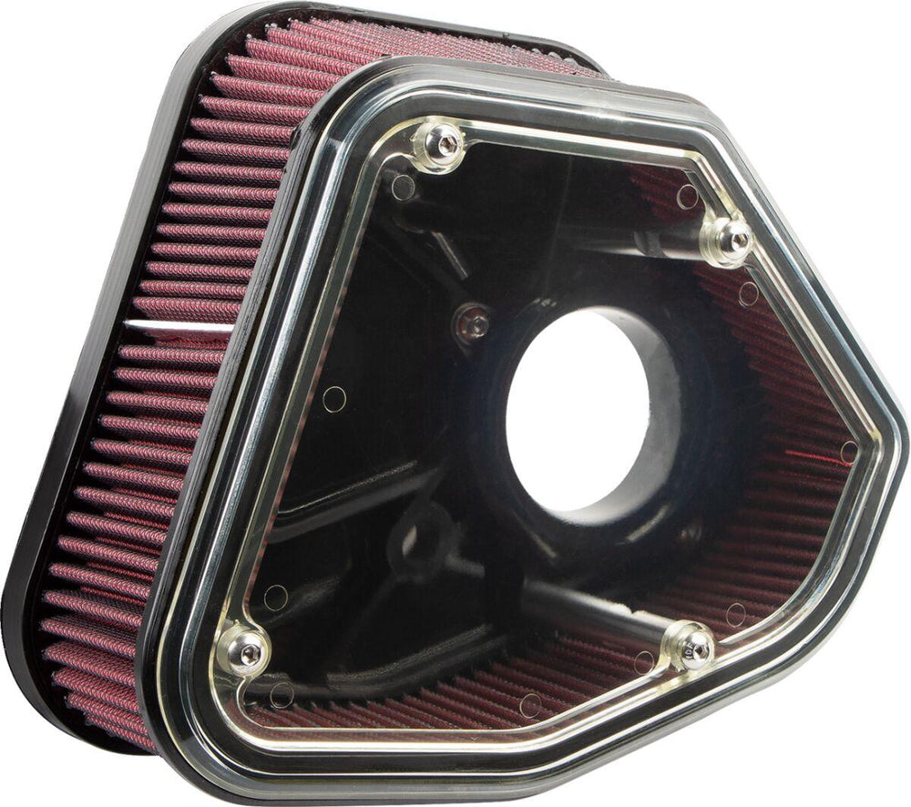 Alloy Art Boom Box Air Cleaner Kit For Harley Davidson FLDE 1750 2018-2020 2.8" Height Version