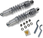 Drag Specialties Premium Ride-Height Adjustable Shocks For Harley Davidson FXLR 1340 1987-1994 Rear 342.90 mm (13.50") - Black Chrome