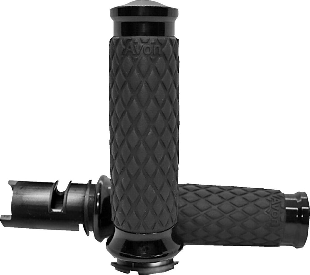 Avon Grips Contour Grips For Harley Davidson FLDE 1750 2018-2020 Diamond - Black