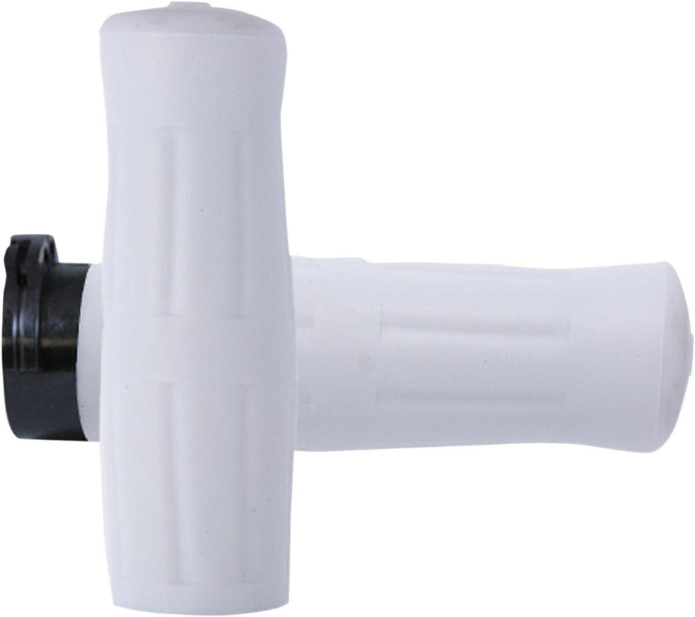 Avon Grips Old School Rubber Grips For Harley Davidson FLD 1690 2012-2013 - Flat White