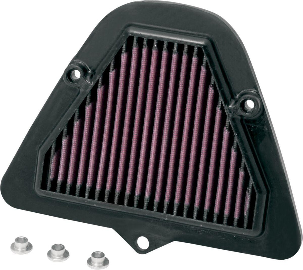 K&N High Flow Air Filter For Kawasaki VN 1700 2009-2010 - Black Red