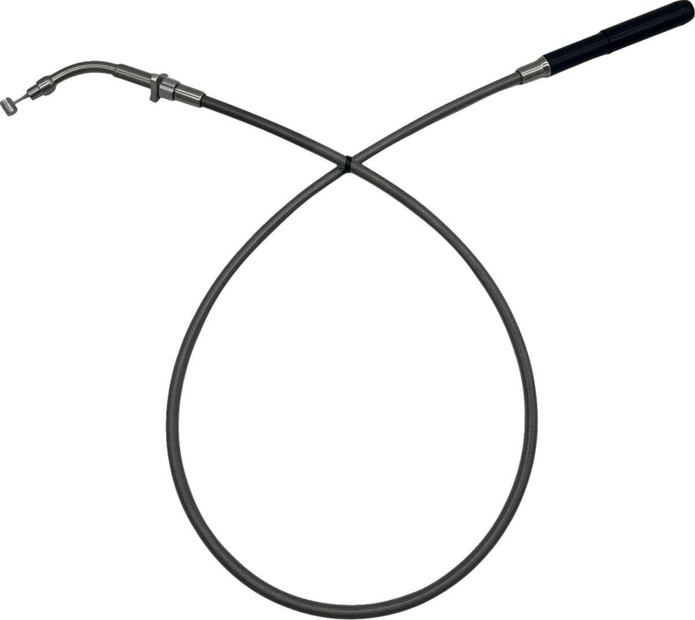 Fat Baggers Inc. EZ Install Clutch Cable For Harley Davidson FLHX 1923 2024-2025 Standard - Black Silver