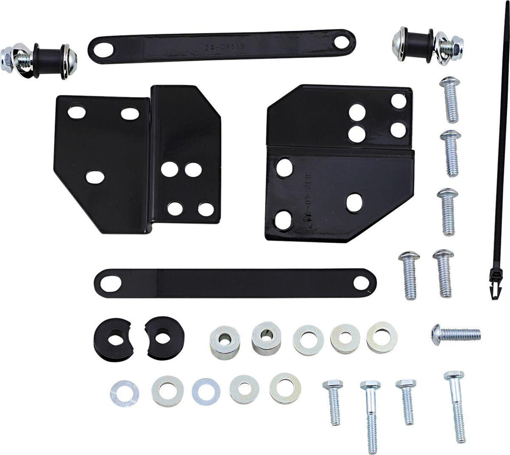 Cobra Detachable Tour Pack Rack Mounting Kit For Harley Davidson FLHR 1340 1997-1998 - Black