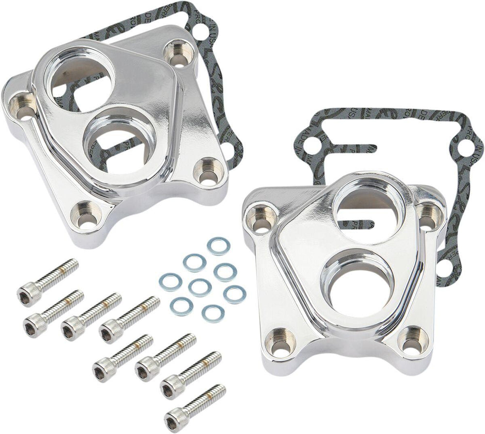 S&S Cycle Billet Tappet Covers For Harley Davidson FLD 1690 2012-2013 - Chrome