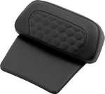 Saddlemen Chopped Tour Pak Backrest Pads For Harley Davidson FLH 1868 ABS 2021 - Black/Grey
