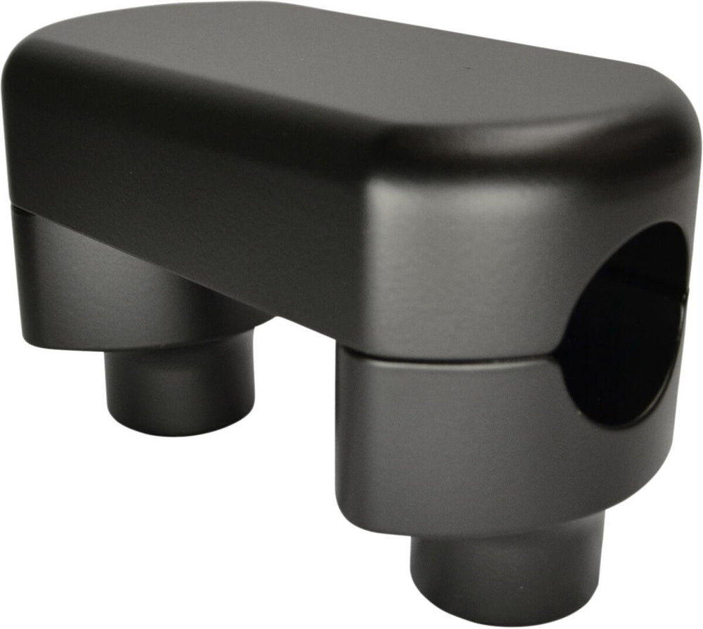 LA Choppers Hefty Handlebar Riser & Top Clamp Kit For Harley Davidson FLD 1690 2012-2013 38.1 mm (1-1/2") - Black