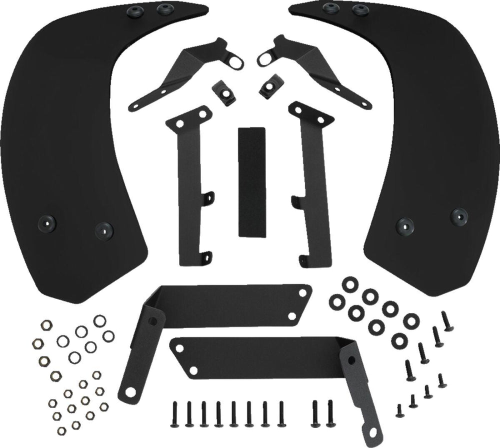 Show Chrome Aeroflo Lower Wind Deflectors For Can Am Ryker 600 ACE 2019-2024 - Smoke