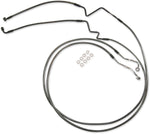 Magnum Shielding Touring Lower Brake Hose For Harley Davidson FLHR 1340 1994-1998 Left/Lower