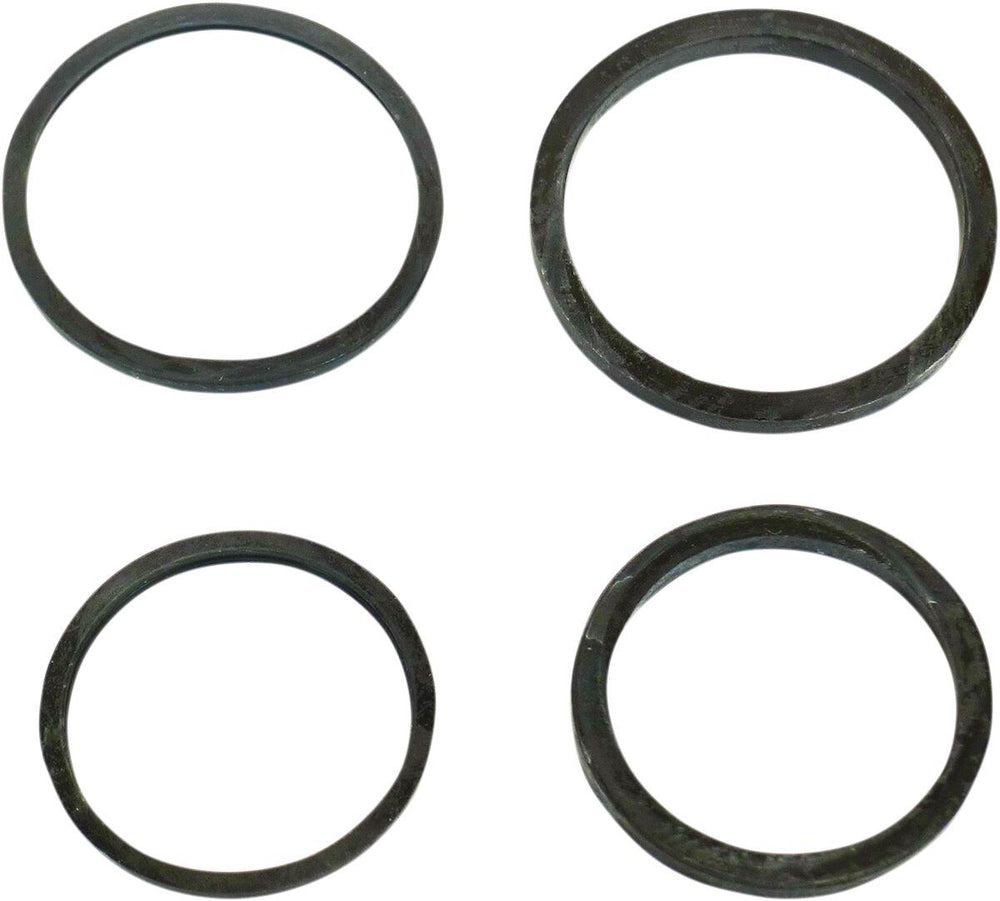 K&S Brake Caliper Seal Kit For Kawasaki EX 250 R 1988-2007 Fits Front Or Rear - Black
