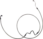 Magnum Shielding Designer Series Extended ABS Touring Brake Hose Kit For Harley Davidson FLH 1868 2021 +5.1 cm (2") Front Lower - Black Black Pearl