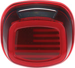 Kuryakyn Tracer US Flag LED Tail Light With License Plate Light For Harley Davidson FLH 1868 2021 Red