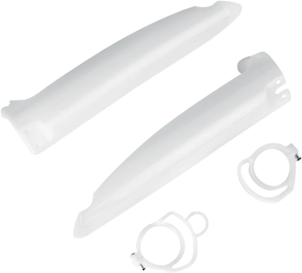 UFO Fork Guards For Kawasaki KX125 1994-1995 - White
