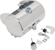 Drag Specialties Custom Oil Tank For Harley Davidson FLST 1340 1987-1990 - Chrome