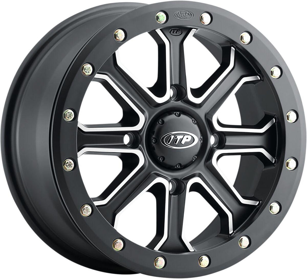 ITP Inertia Wheel For Can Am Commander 1000 EFI 2011-2017 Front 14x7" - Black