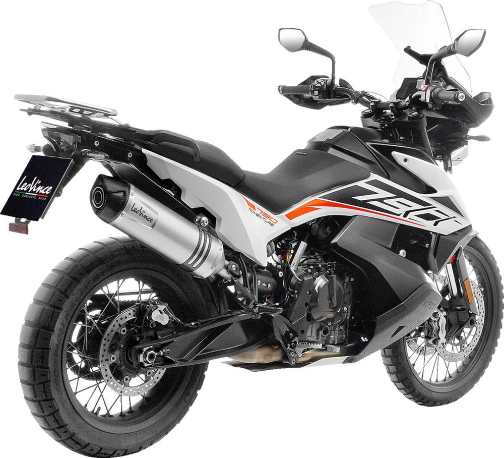 LeoVince LV One EVO Silencer For KTM Adventure 790 2019-2025 - Silver