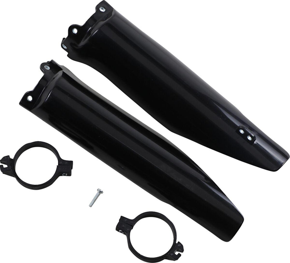 UFO Fork Guards For Kawasaki KX125 2004-2008 - Black