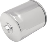Drag Specialties Spin-On Oil Filter For Harley Davidson FLD 1690 2014-2016 - Chrome