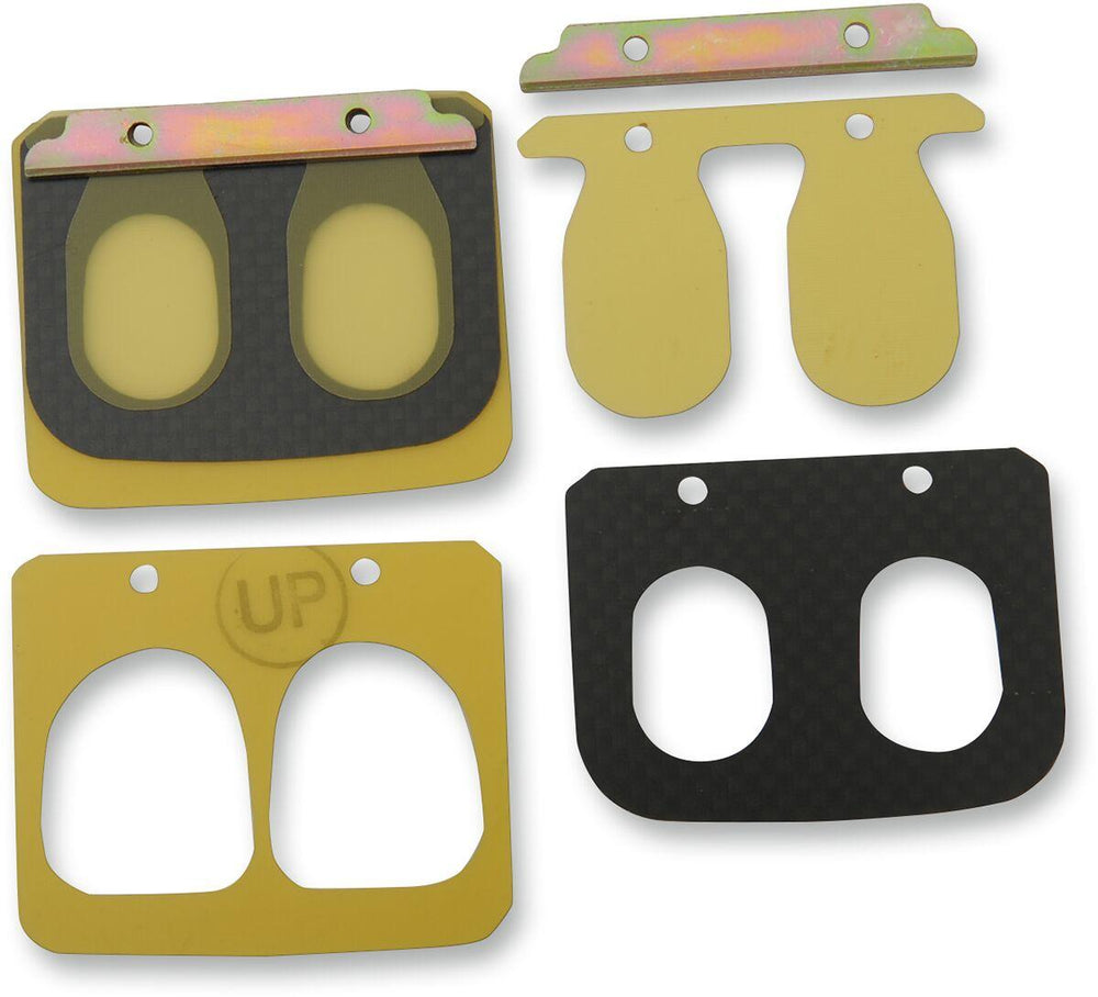 Boyesen Replacement Pro Series Reed Set for RAD Valve For Yamaha YZ125 2005-2026 - Carbon Fiber/Yellow