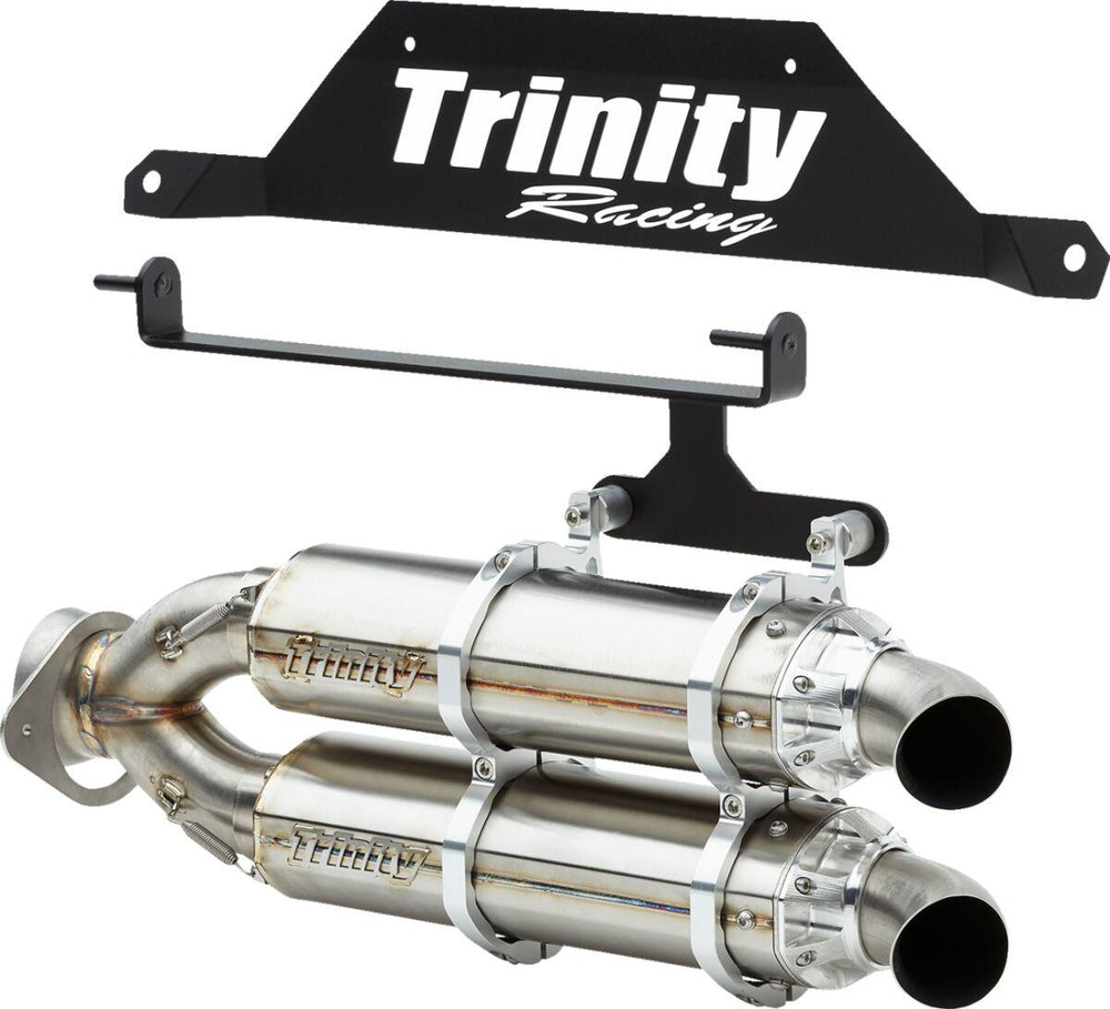 Trinity Racing Silencer For Polaris RZR Pro 2000 R 4X4 2022-2024 - Silver