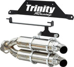 Trinity Racing Silencer For Polaris RZR Pro 2000 R 4X4 2022-2024 - Silver