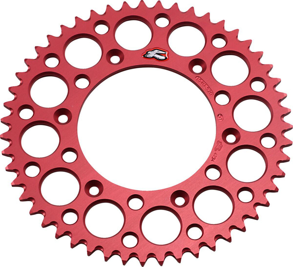 Renthal Ultralight Sprocket For Honda CR125 1987-2007 Rear 51T - Red