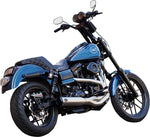 S&S Cycle 2 Into 1 Qualifier Exhaust System For Harley Davidson FXD 1584 2007 - Brushed
