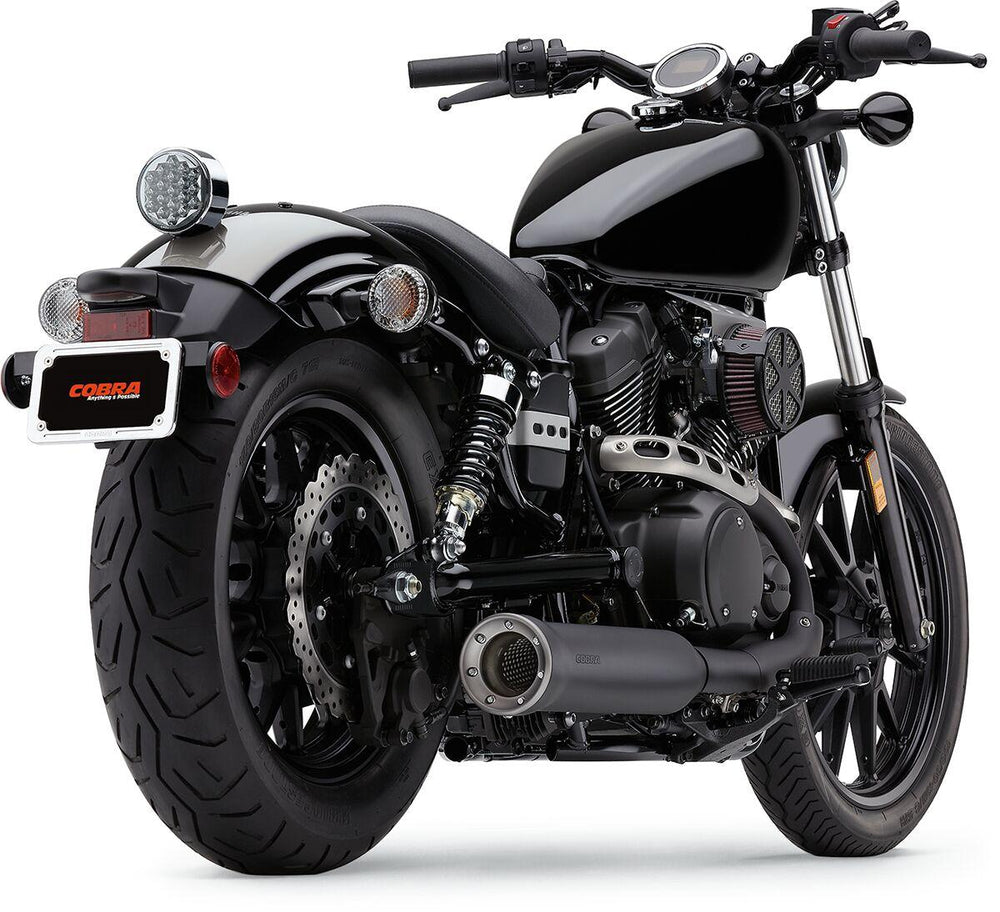 Cobra 4" Silencer For Yamaha XV 950 2014 - Black