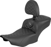 Saddlemen Roadsofa Extended Reach Seat For Harley Davidson FLHX 1923 ABS 2024-2026 - Black/Grey