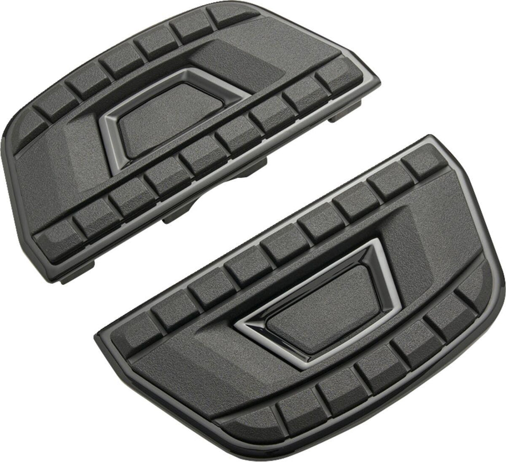 Ciro Chicane Floorboard Inserts For Harley Davidson FLD 1690 2012-2013 - Black
