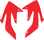UFO Radiator Scoops For Honda CRF250R 2004-2009 - CR Red