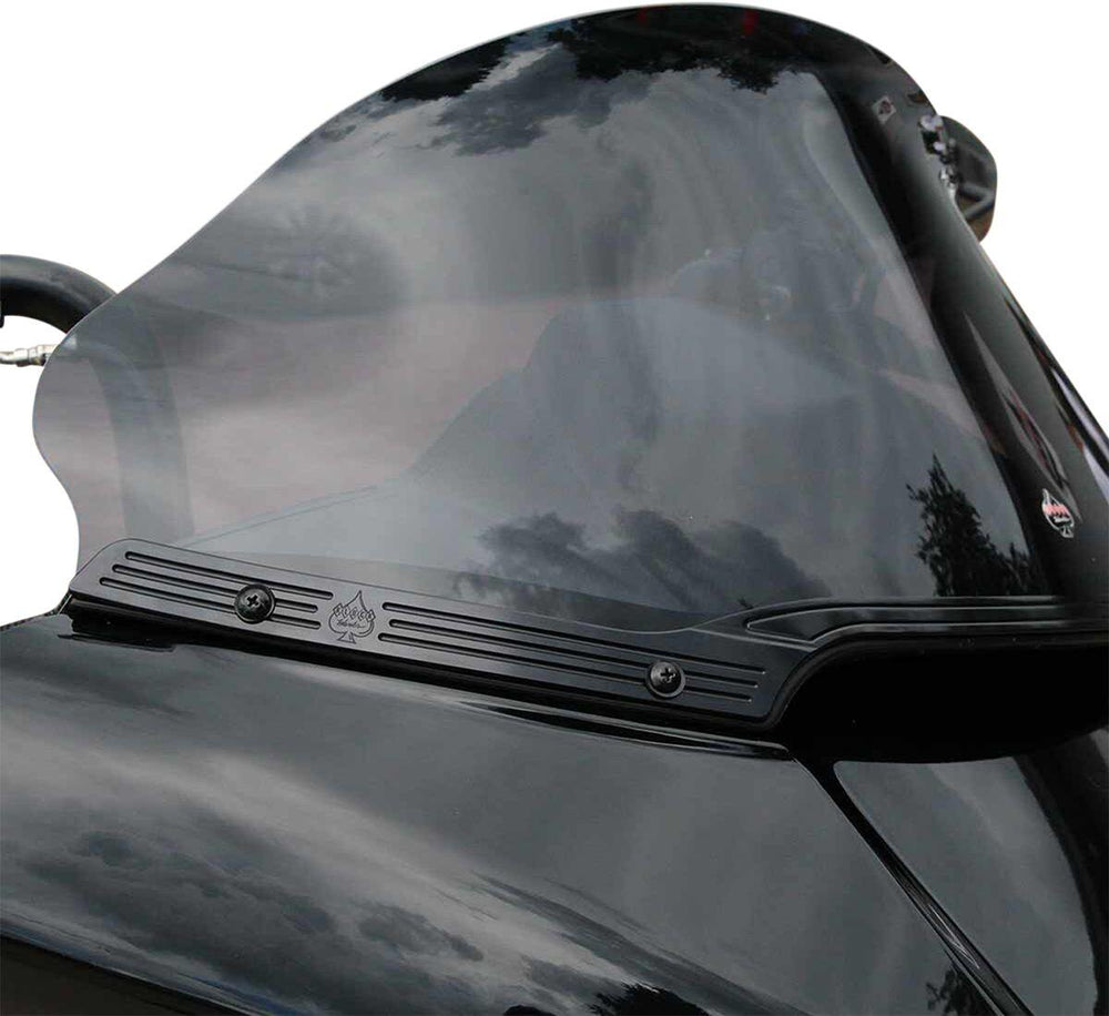 Klock Werks Flare Series Windshield Trim For Harley Davidson FLTRK 1868 2020-2024 - Black