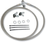 Drag Specialties Extended Length Stainless Steel Brake Hose Kit For Harley Davidson FXDWG 1340 1993-1998 Front 124 cm (48-7 8")