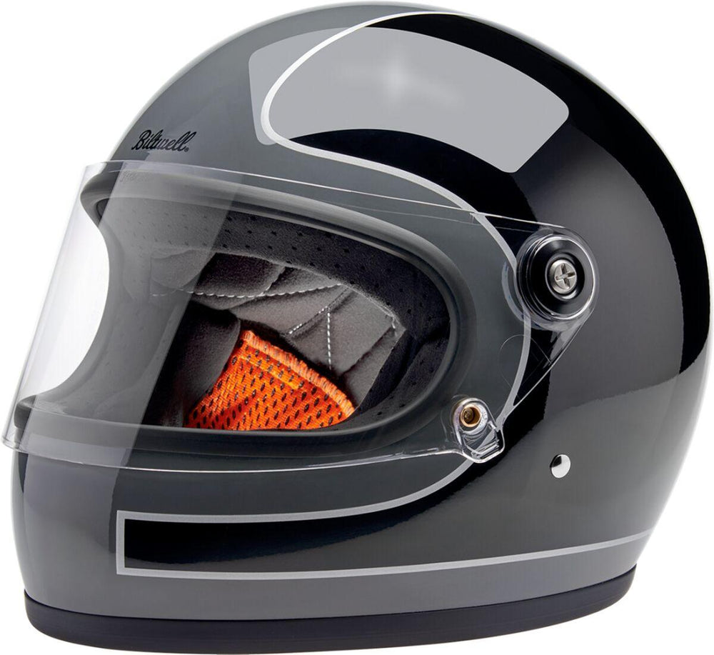 Biltwell Gringo S Tracker Helmet - Black/Storm Grey