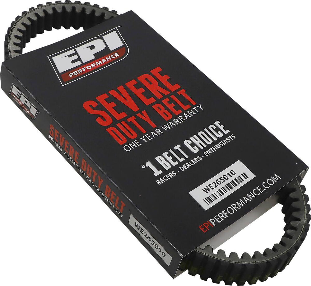 EPI Severe Duty Drive Belt For Kawasaki KFX700 2X4 2004-2009 - Black
